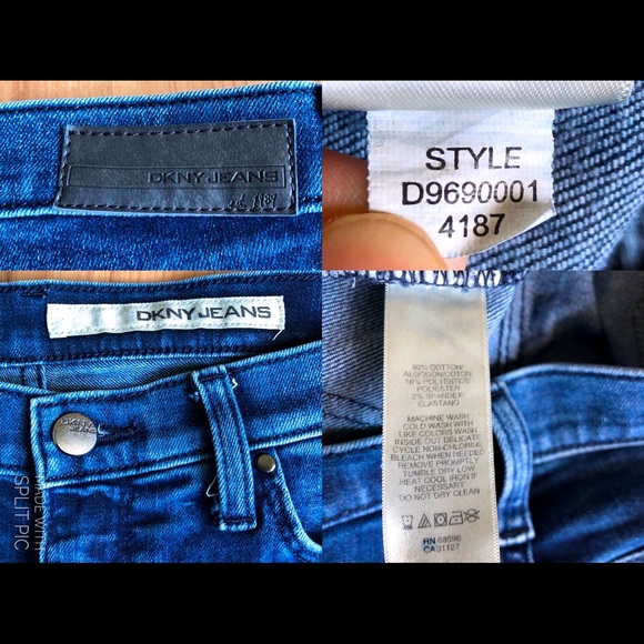 DKNY SoHo Skinny Crop Jeans Blue Size 6 Women’s - Picture 3 of 15